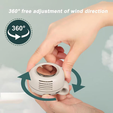 3 Speeds Portable Silent Mini Bladeless Electric Fan