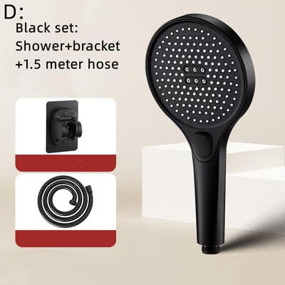 3 Spray Modes High pressure Hand Held Shower Head
