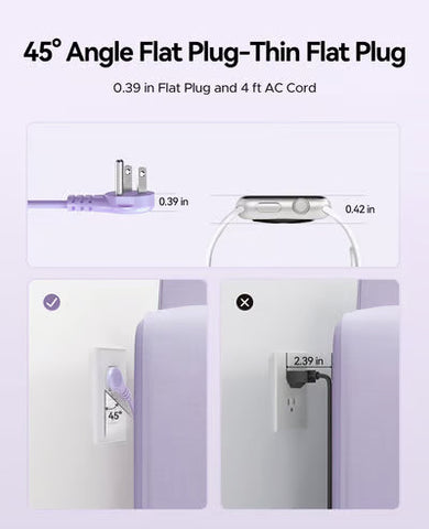 4FT Travel Power Strip with 4 AC Outlets