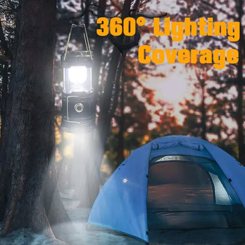 Collapsible LED Camping Lanterns Lightweight Waterproof Solar
